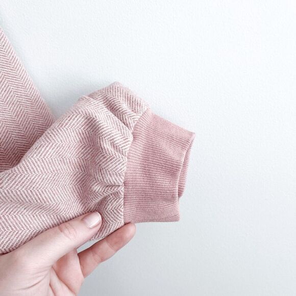 Ampersand Womens Bomber Jacket Light Pink Size Medium - Picture 5 of 9